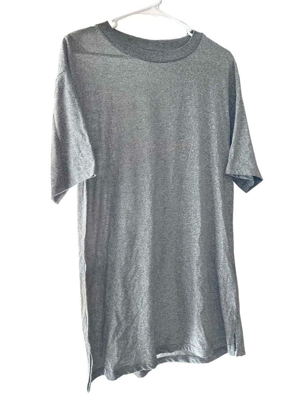 NWoT TOPSHOP Gray Short Sleeve Knit T-Shirt Dress